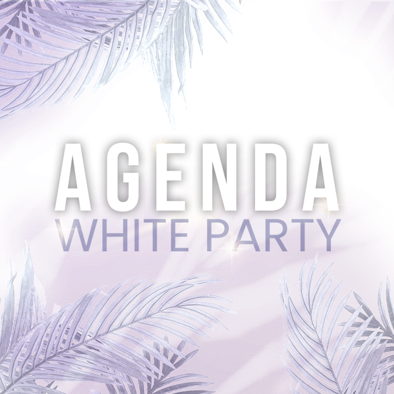 Logo of the Agenda White party in Ayia Napa
