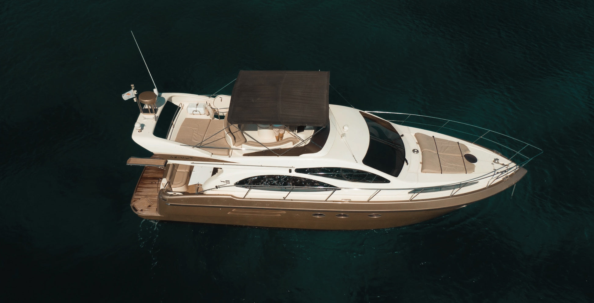 azimut 46 private yacht in Ayia Napa