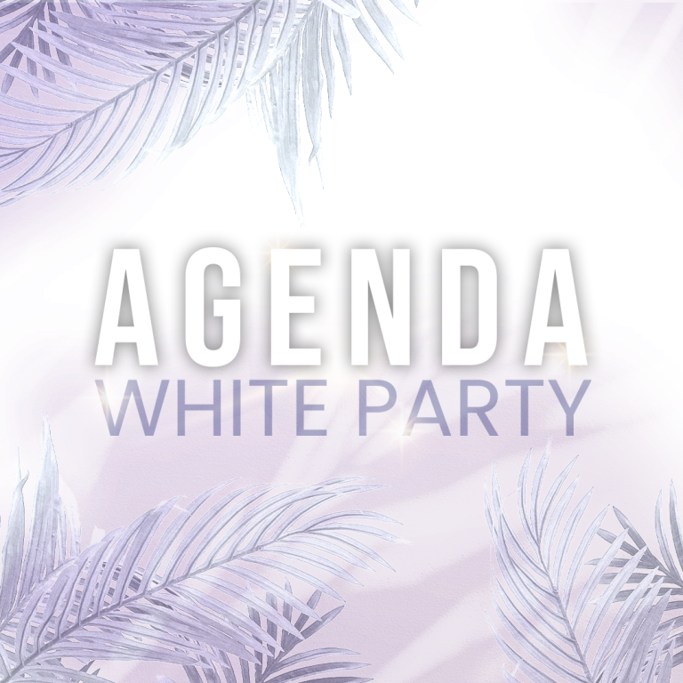 Logo of the Agenda White party in Ayia Napa 