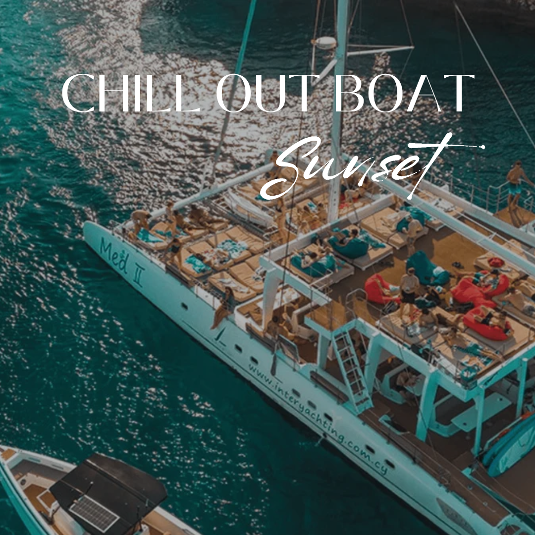 Chill Out Boat Trip at sunset in Ayia Napa and Protaras