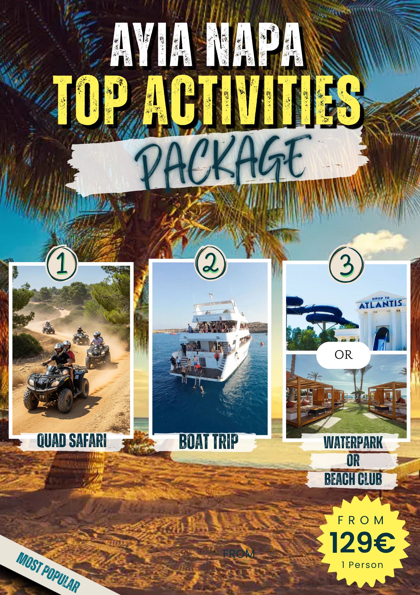 Ayia Napa Top Activities Package