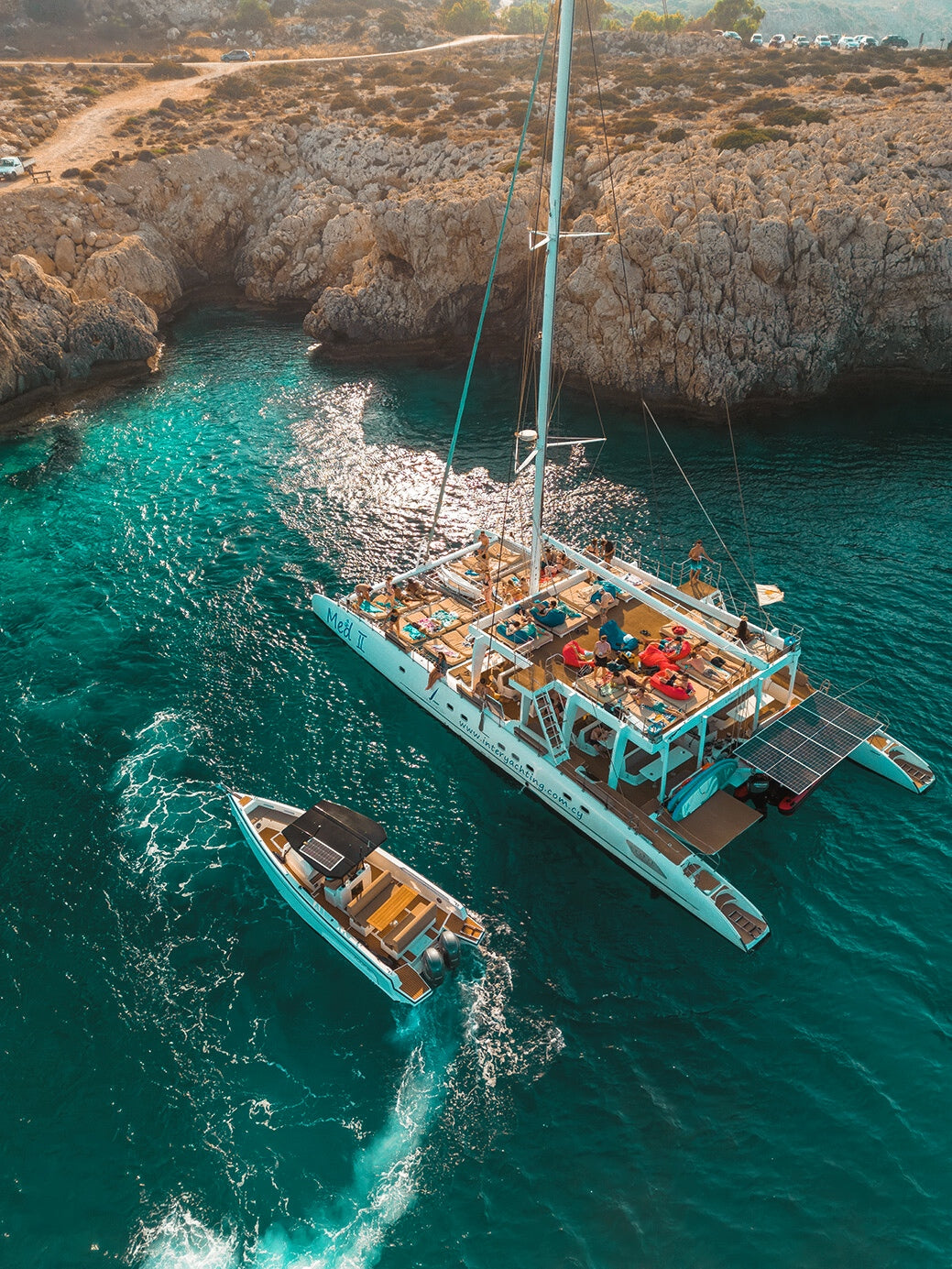 boat trip sunset in ayia napa 