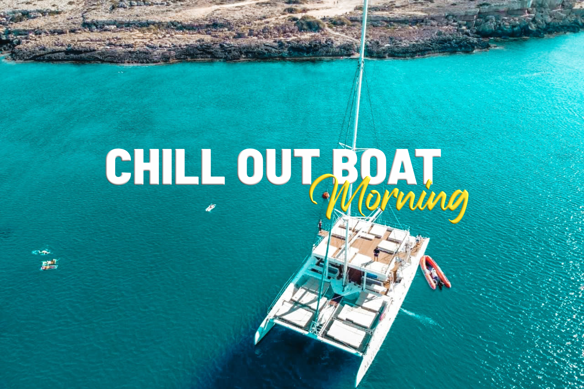 Chill Out Morning Boat at the sea in Ayia Napa