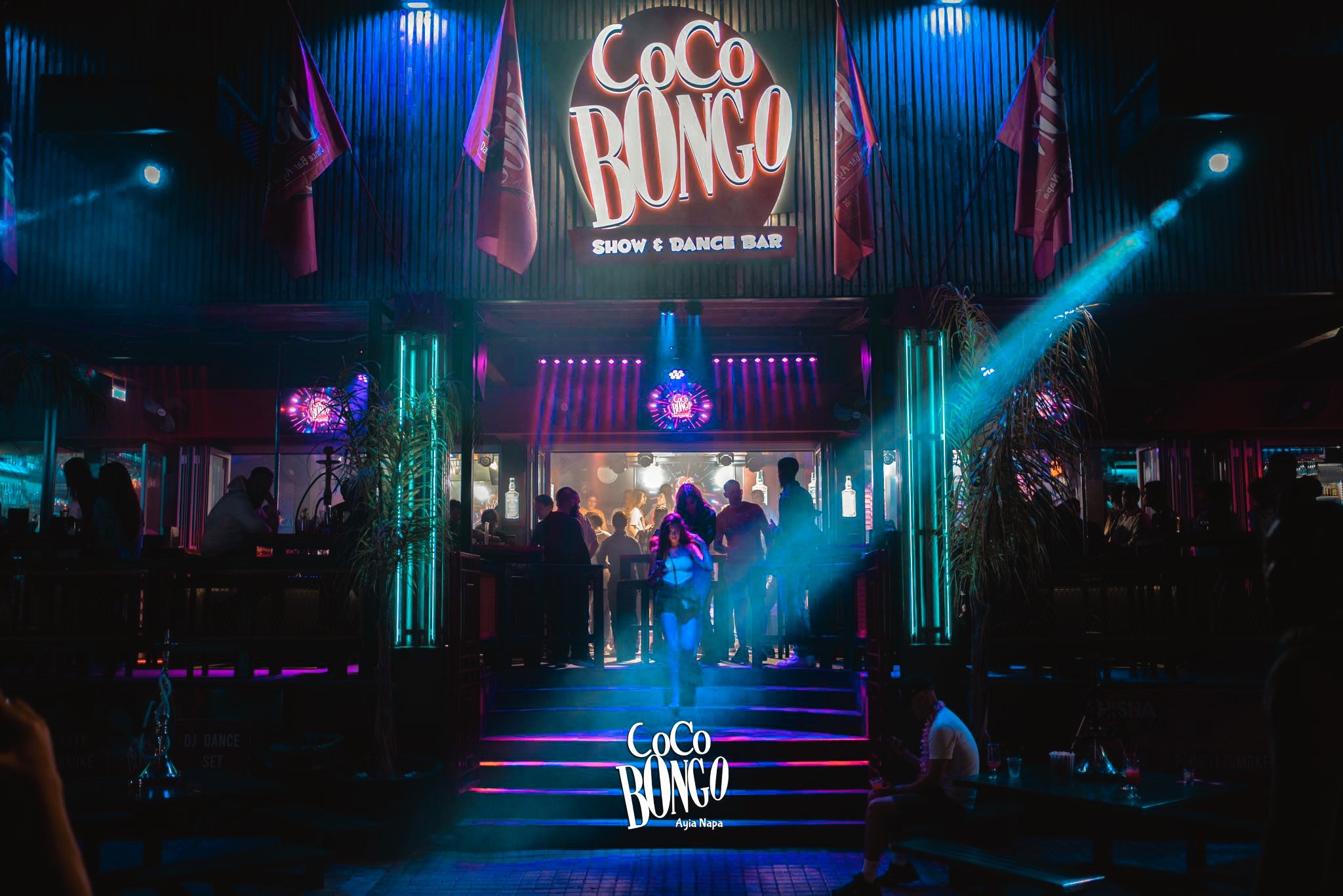 Coco bongo bar in ayia napa outside