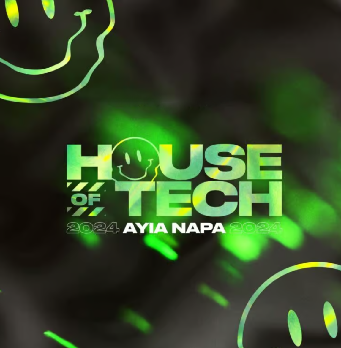 Logo of the House Of Tech Party in Ayia Napa