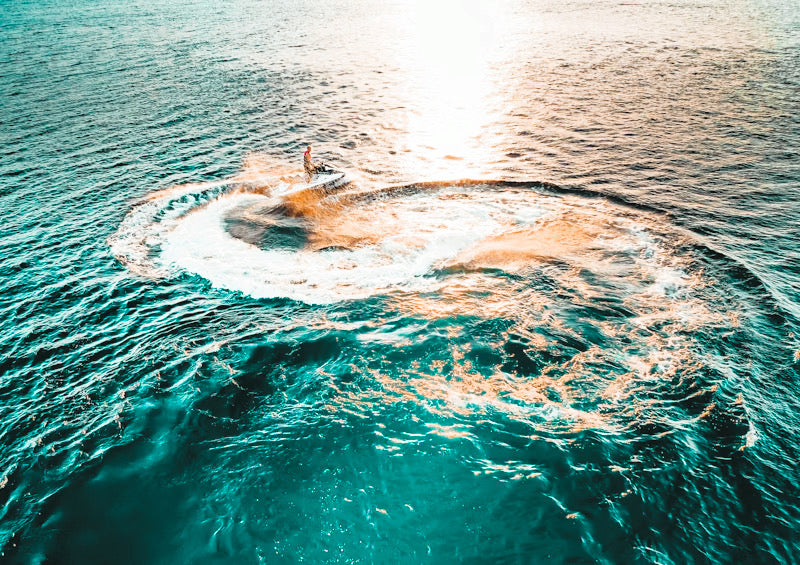 Person doing jet ski safari in Ayia Napa 