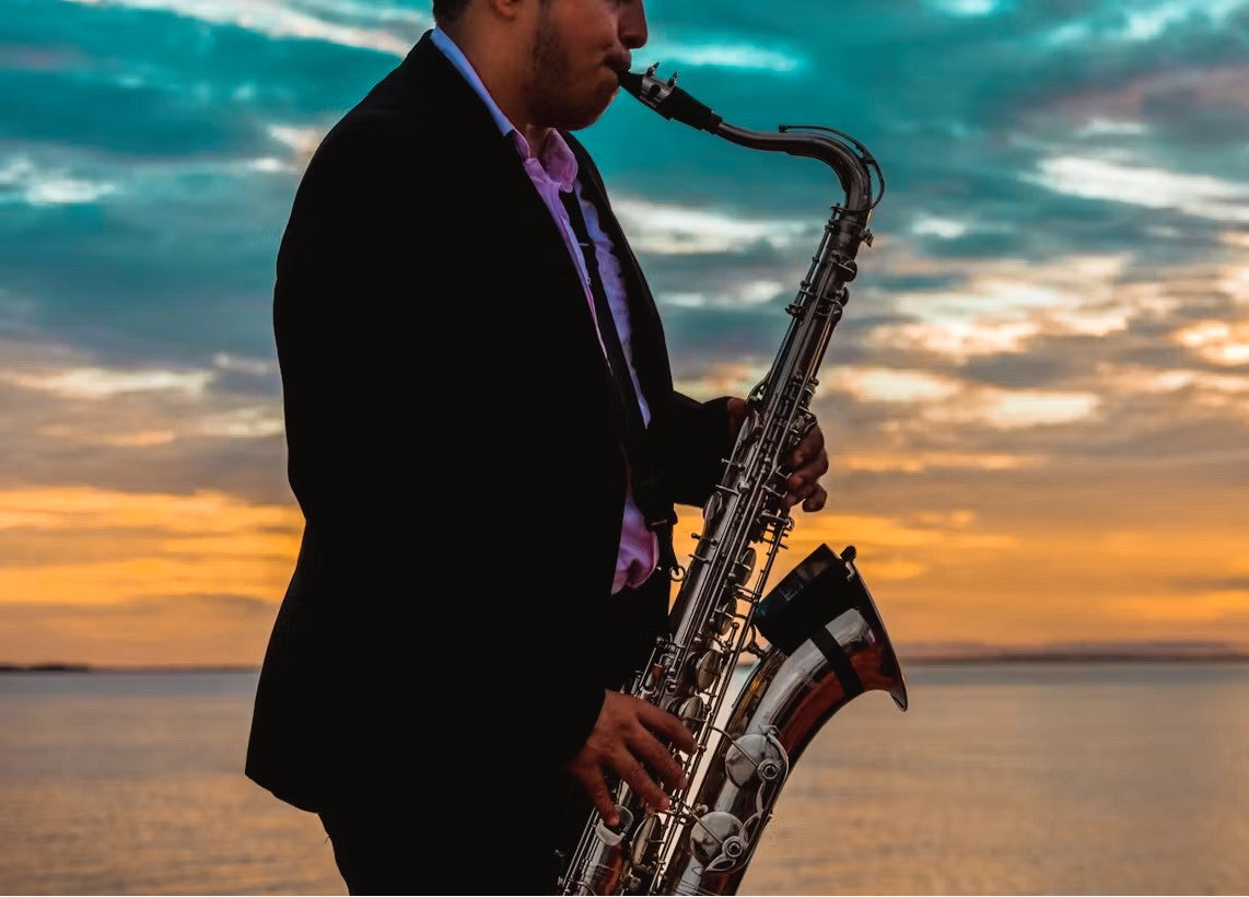 Live saxophonist at vip sunset boat in Ayia Napa