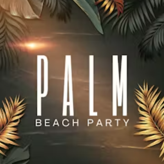 Logo of the palm beach party in Ayia Napa