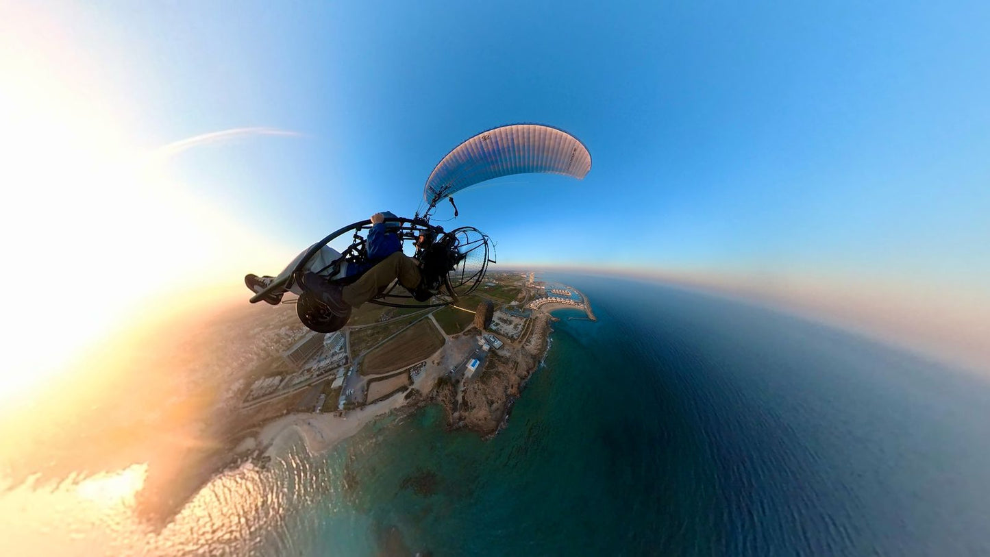 DOŚWIADCZENIE Z LOTU PARAMOTOREM AYIA NAPA