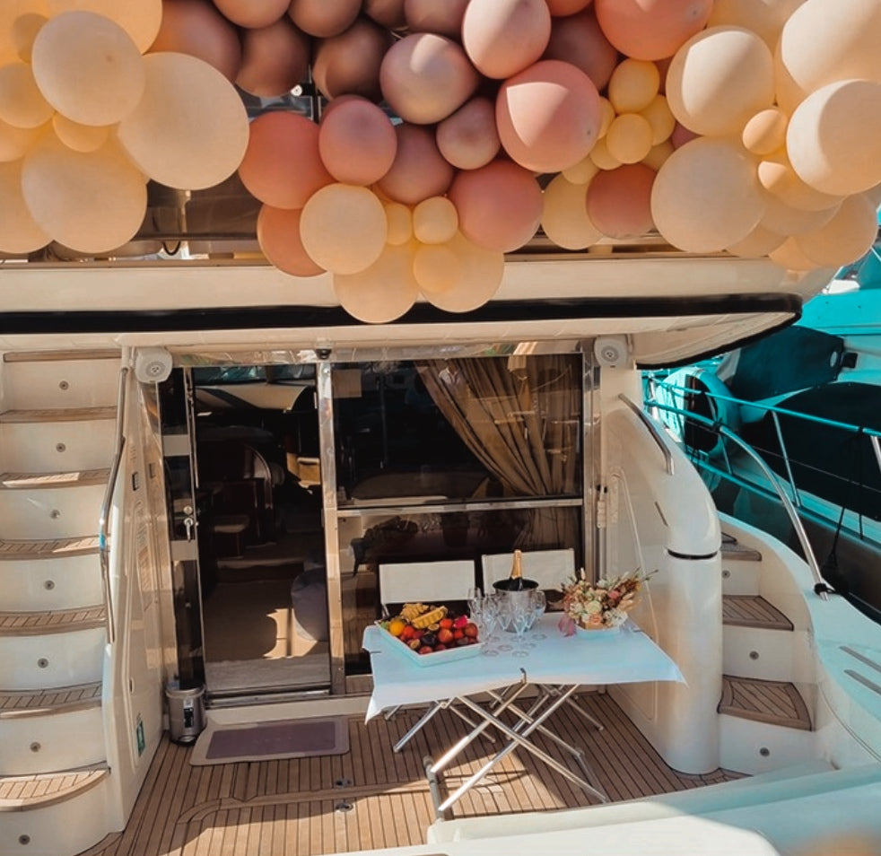 Decorations for a private yacht in Ayia Napa